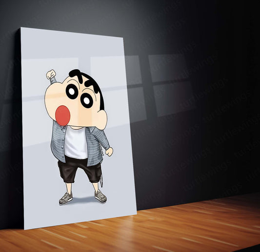 Anime Metal Poster | Shinchan Metal Poster – Fun & Quirky Anime Wall Art 04