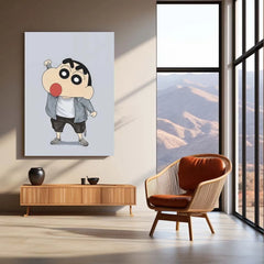 Anime Metal Poster | Shinchan Metal Poster – Fun & Quirky Anime Wall Art 04 - TURTLEWINGS 