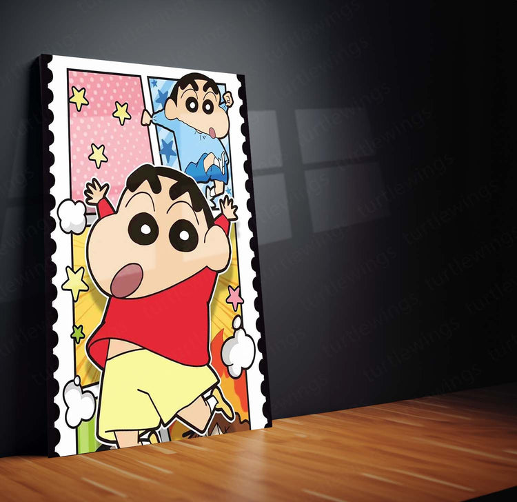 Anime Metal Poster | Shinchan Metal Poster – Fun & Quirky Anime Wall Art 02