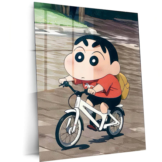 Anime Metal Poster | Shinchan Metal Poster – Fun & Quirky Anime Wall Art