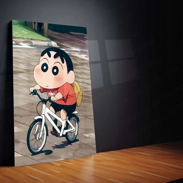 Anime Metal Poster | Shinchan Metal Poster – Fun & Quirky Anime Wall Art - TURTLEWINGS 