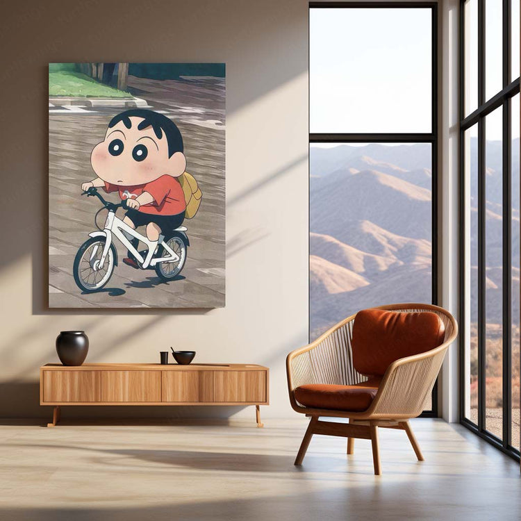 Anime Metal Poster | Shinchan Metal Poster – Fun & Quirky Anime Wall Art