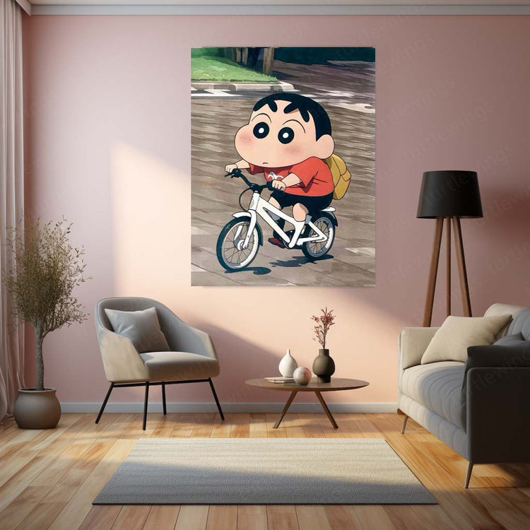 Anime Metal Poster | Shinchan Metal Poster – Fun & Quirky Anime Wall Art