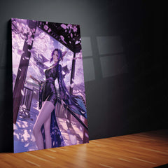 Shinobu Kocho Demon Slayer Metal Frame | Anime Wall Art 01 - TURTLEWINGS 