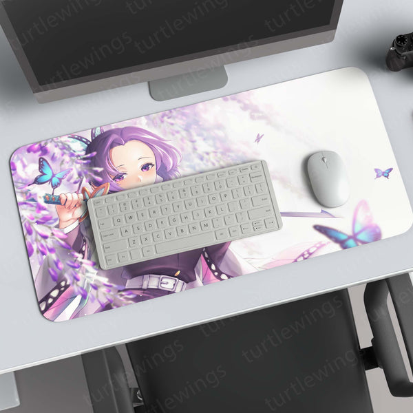 Shinobu Kocho Demon Slayer Anime Deskmat – Butterfly Hashira DesignShinobu Kocho Demon Slayer Anime Deskmat – Butterfly Hashira Design