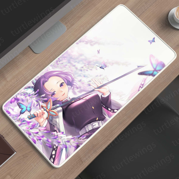 Shinobu Kocho Demon Slayer Anime Deskmat – Butterfly Hashira DesignShinobu Kocho Demon Slayer Anime Deskmat – Butterfly Hashira Design