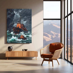 Ship Metal Poster - TURTLEWINGS 