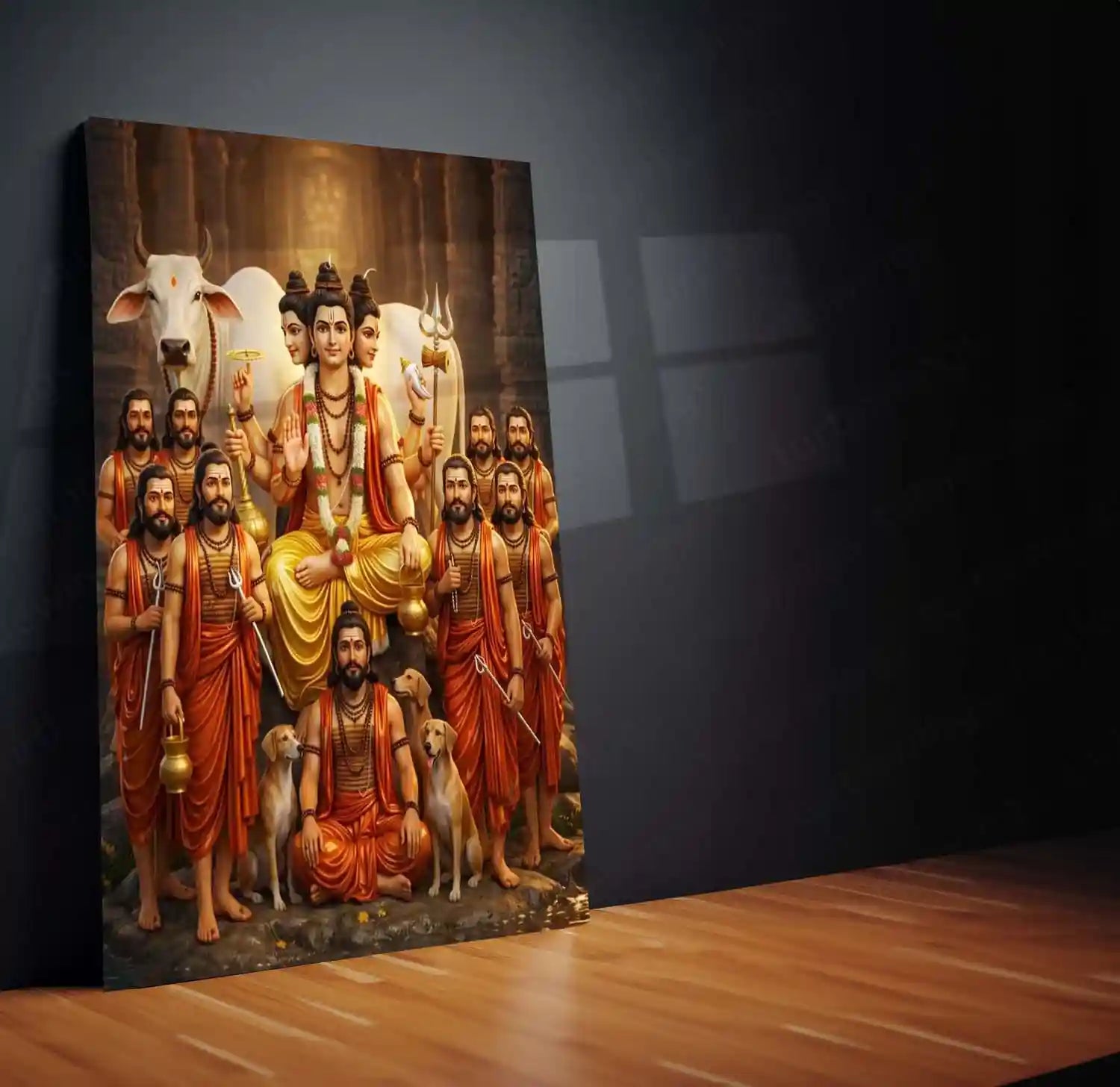 Spiritual Metal Poster | Shri Navnath | Divine Nath Tradition