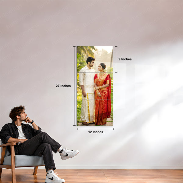 Custom Split Metal Photo Wall Art – Turn Your Photo Into 3, 4 or 9 Panel Wall Art