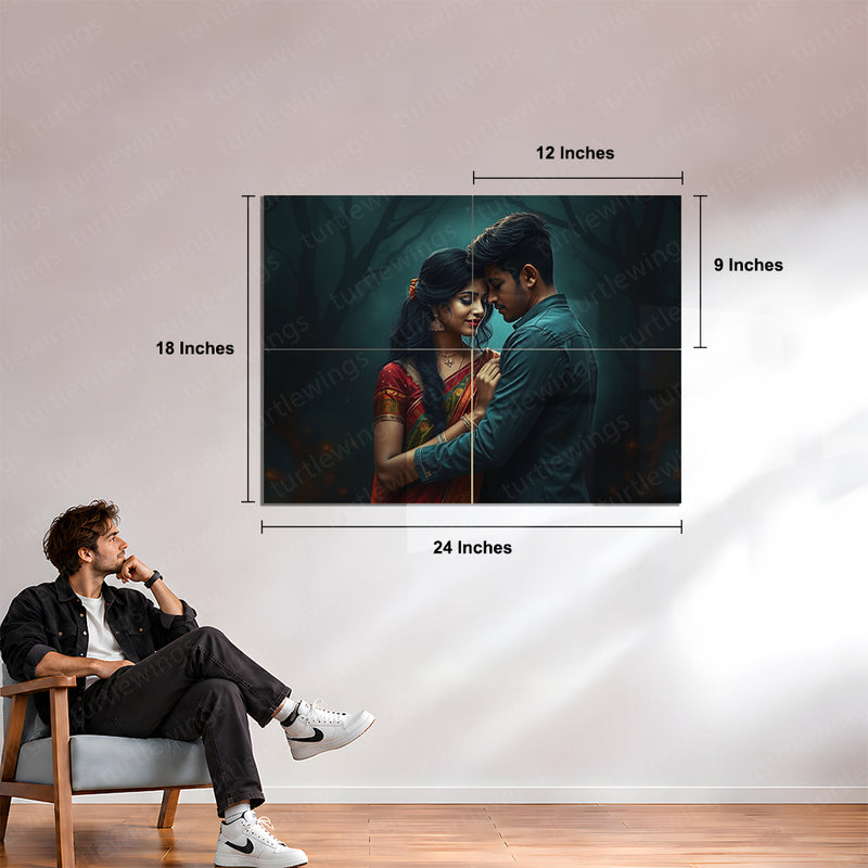 Custom Split Metal Photo Wall Art – Turn Your Photo Into 3, 4 or 9 Panel Wall Art