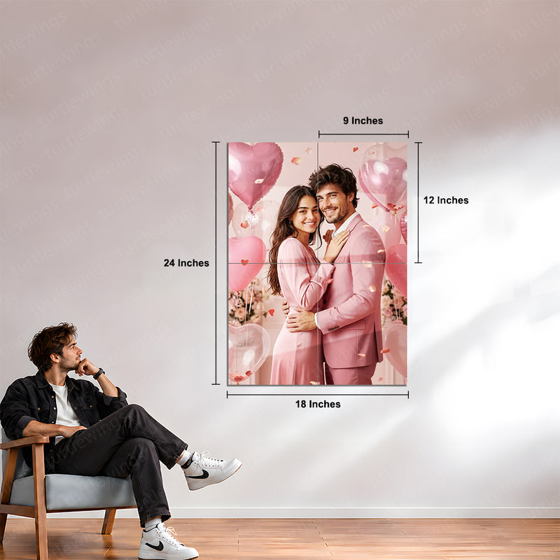 Custom Split Metal Photo Wall Art – Turn Your Photo Into 3, 4 or 9 Panel Wall Art