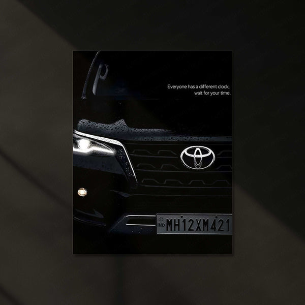 Fortuner Neon LED Metal Frame –  Quote Edition