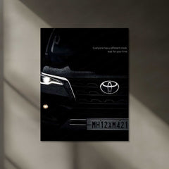 Fortuner Neon LED Metal Frame –  Quote Edition