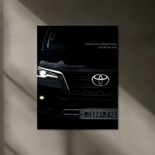Fortuner Neon LED Metal Frame –  Quote Edition