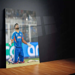Cricket Metal Poster | Sanju Samson | ICC Men's T20 World Cup, 2026 | Indian Cricket Star Metal Frame | Cricket Wall Art 02 - TURTLEWINGS 