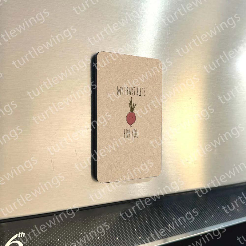 Fridge Magnets | Love Quotes Fridge Magnet Set – 7 Romantic & Inspirational Metal Magnets (60x80mm)