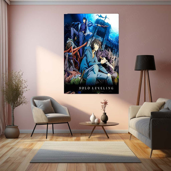 Anime Metal Poster | Solo Leveling – Rise of the Hunter Metal Frame