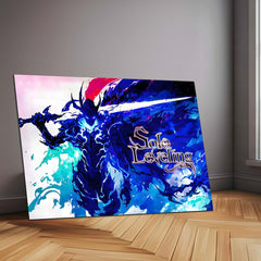 Anime Metal Poster | Solo Leveling X – Monarch’s Blade Metal Frame