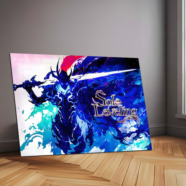 Anime Metal Poster | Solo Leveling X – Monarch’s Blade Metal Frame