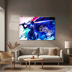 Anime Metal Poster | Solo Leveling X – Monarch’s Blade Metal Frame