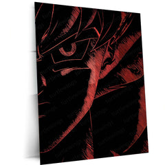 Son Goku – Dragon Ball Z Anime Metal Frame | Ultra Instinct Wall Art - TURTLEWINGS 