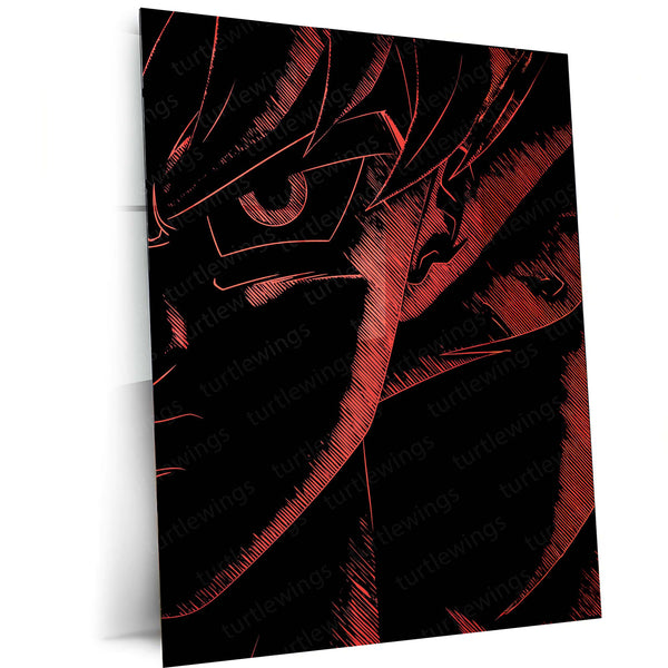 Son Goku – Dragon Ball Z Anime Metal Frame | Ultra Instinct Wall Art - TURTLEWINGS 