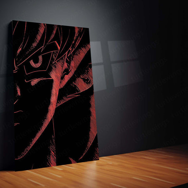 Son Goku – Dragon Ball Z Anime Metal Frame | Ultra Instinct Wall Art - TURTLEWINGS 