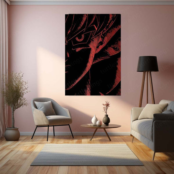 Son Goku – Dragon Ball Z Anime Metal Frame | Ultra Instinct Wall Art - TURTLEWINGS 