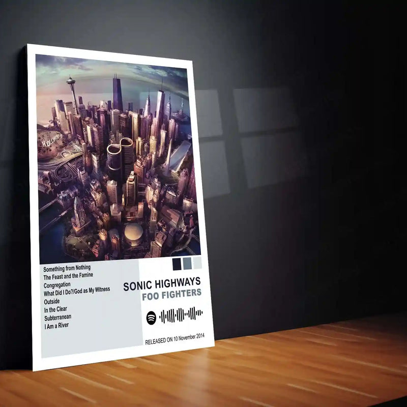 Foo Fighters – Complete Album Collection | Set of 11 | Set of 8 | Set of 4 | Premium Metal Poster - TURTLEWINGS 