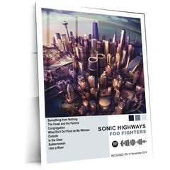 Foo Fighters – Complete Album Collection | Set of 11 | Set of 8 | Set of 4 | Premium Metal Poster - TURTLEWINGS 