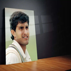 Cricket Metal Poster | Sourav Ganguly Metal Poster | Prince of Kolkata Cricket Legend Wall Art | Iconic Indian Captain Frame - TURTLEWINGS 
