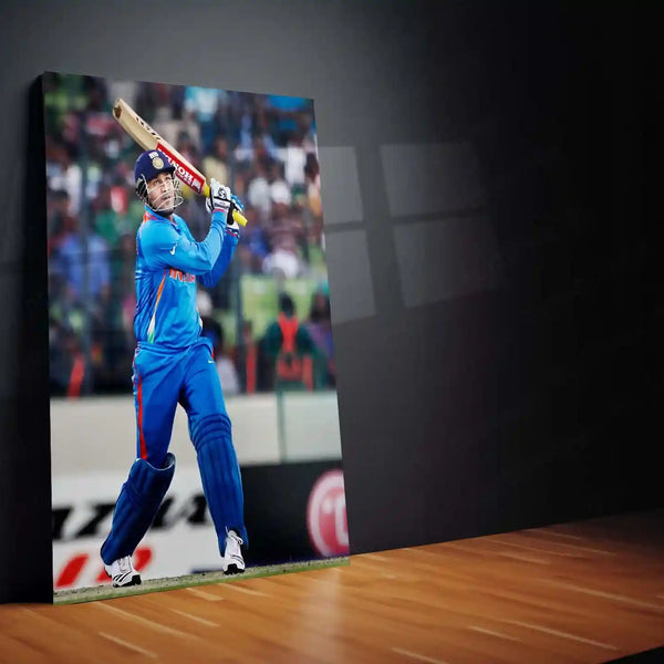 Cricket Metal Poster | Sourav Ganguly Metal Poster | Prince of Kolkata Cricket Legend Wall Art | Iconic Indian Captain Frame 01 - TURTLEWINGS 