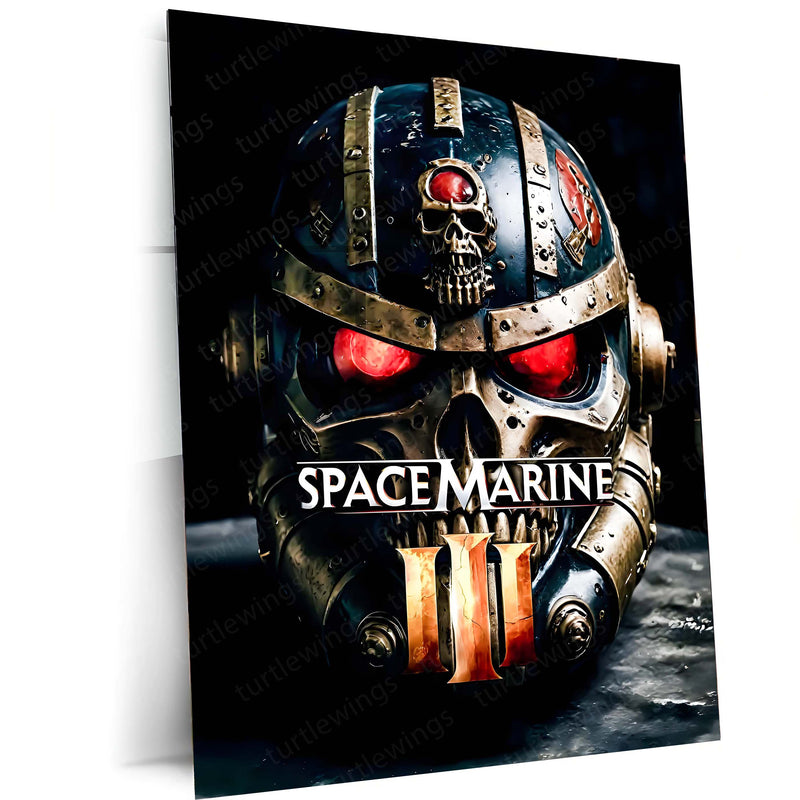 Game Metal poster | Space Marine III – Warhammer Legacy Metal Frame
