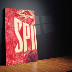 Superhero Metal Poster Set of 3 | Spider-Man | Red Comic Style Triptych Wall Art – product image 3