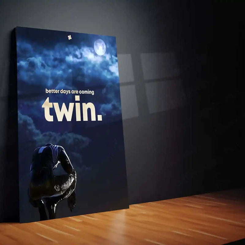 Quote Metal Poster | Spider-Man – Better Days Are Coming | Hope, Resilience & Quiet Strength Metal Frame - TURTLEWINGS 