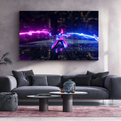Spider-Man Neon LED Metal Poster - TURTLEWINGS 