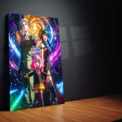 Anime Metal Poster | SPY×FAMILY – Cosmic Mission Metal Poster | Forger Family Anime Wall Frame
