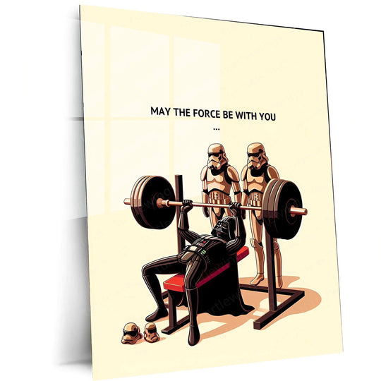 Star Wars Gym Metal Poster – Train Like a Jedi or Sith! - TURTLEWINGS 