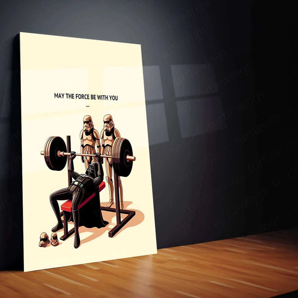 Star Wars Gym Metal Poster – Train Like a Jedi or Sith! - TURTLEWINGS 