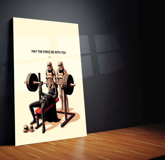 Star Wars Gym Metal Poster – Train Like a Jedi or Sith! - TURTLEWINGS 