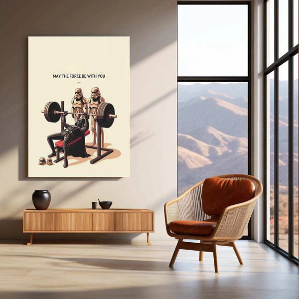 Star Wars Gym Metal Poster – Train Like a Jedi or Sith! - TURTLEWINGS 
