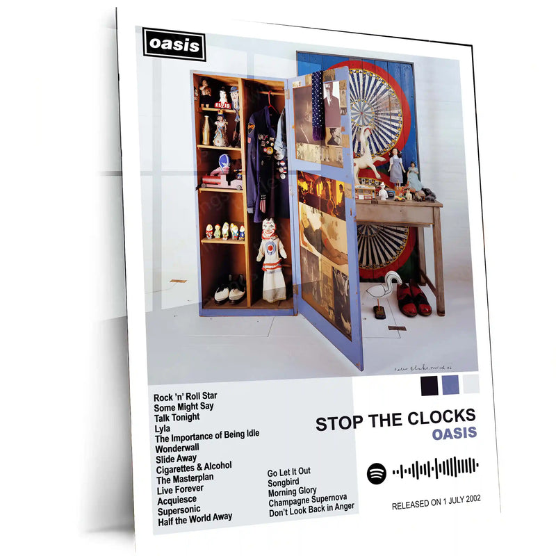 Oasis Complete Collection | Set of 11 | Set of 8 | Set of 4 | Album Posters Metal Frames Britpop Anthems. 90s Attitude. Timeless Manchester Energy. - TURTLEWINGS 
