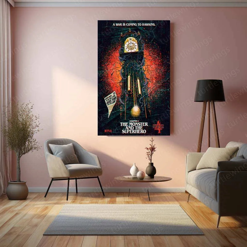 Stranger Things Metal Poster – The Upside Down Awaits 7 - TURTLEWINGS 