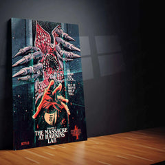 Stranger Things Metal Poster – The Upside Down Awaits 10 - TURTLEWINGS 