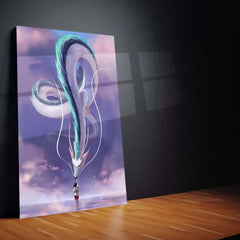 Studio Ghibli Metal Frame | Aesthetic Anime Wall Art | Premium Metal Poster