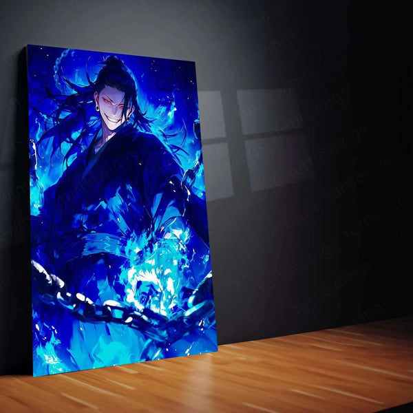 Suguru Geto Jujutsu Kaisen Metal Poster | Powerful Sorcerer Wall Art | Portrait & Landscape Formats - TURTLEWINGS 