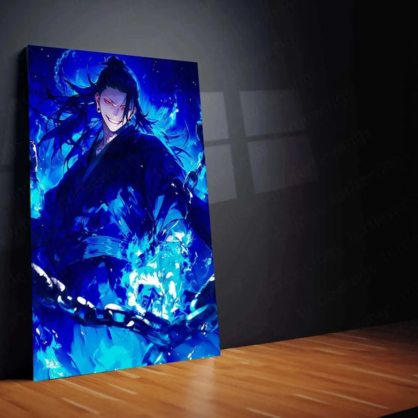 Suguru Geto Jujutsu Kaisen Metal Poster | Powerful Sorcerer Wall Art | Portrait & Landscape Formats - TURTLEWINGS 