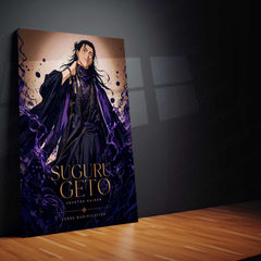 Anime Metal Poster | Suguru Geto Dark Aura Metal Poster | Jujutsu Kaisen Anime Wall Art | Premium Aluminum Print