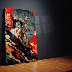 Ryomen Sukuna - Jujutsu Kaisen Metal Poster | Cursed King | Anime Wall Art - TURTLEWINGS 