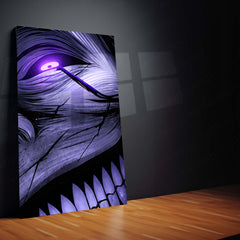 Anime Metal Poster Set of 9 | Sung Jin-Woo | Solo Leveling Shadow Monarch Wall Art | Purple Anime 9 Panel Metal Print
